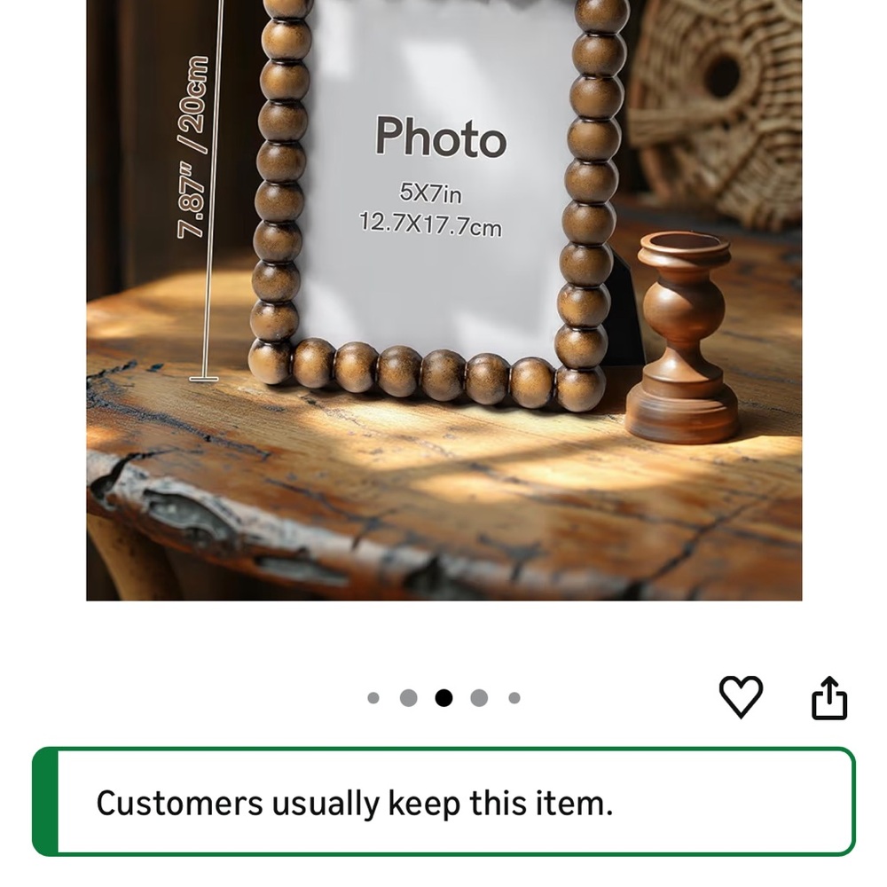 Brown Photo Frame 5x7